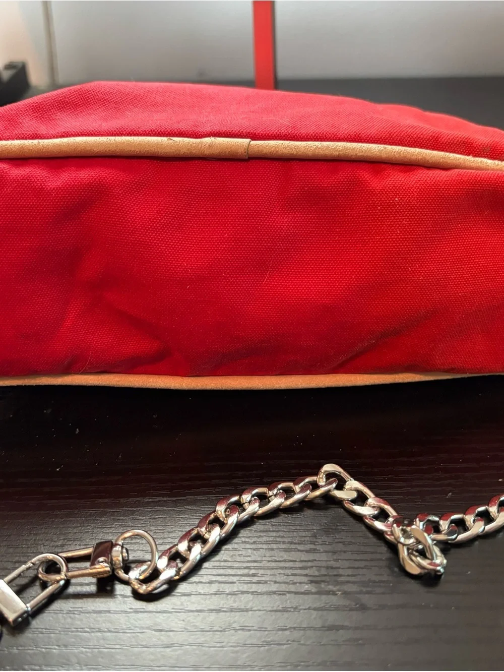 Authentic Hermès Bolide Pouch Iconic Red Canvas – Crossbody Convertible Option